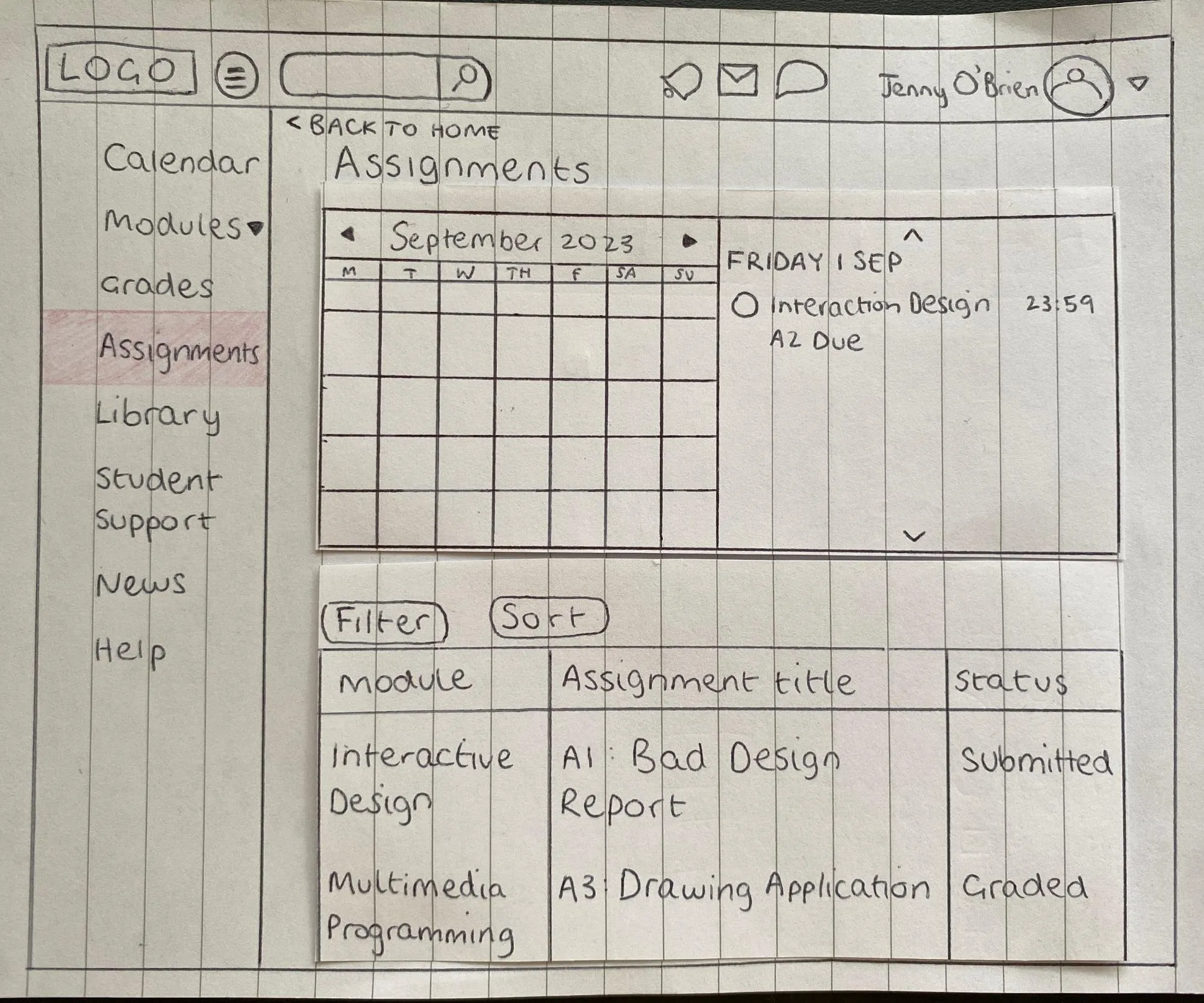 Wireframe 3